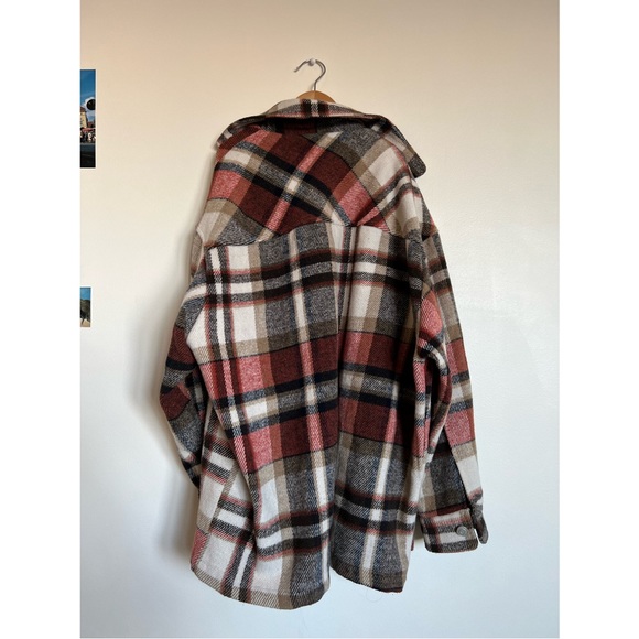Oversized Flannel Jacket - Picture 2 of 2